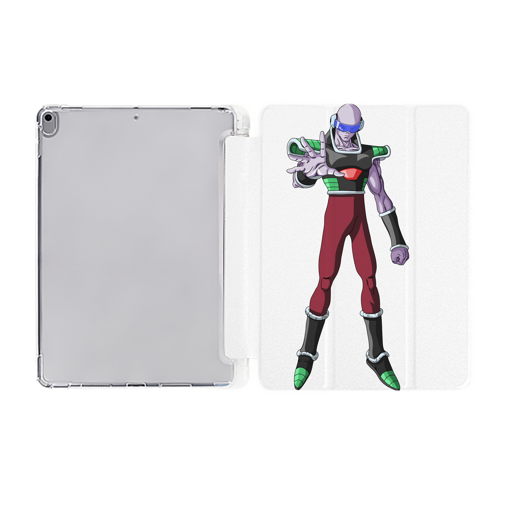（画像用） ドラゴンボール DRAGON BALL IPad ケース ペン収納付き 三つ折りスタンド PUレザー×シリコン 対応機種9.5/10.5/10.9インチ